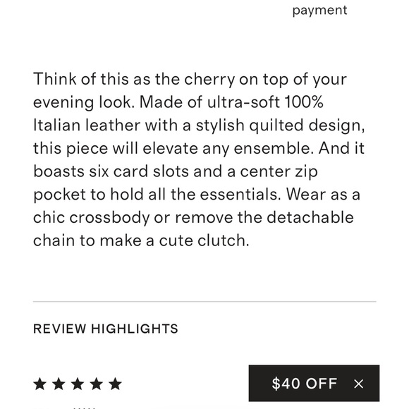 Quince Italian Leather Wallet Crossbody - Picture 4 of 15